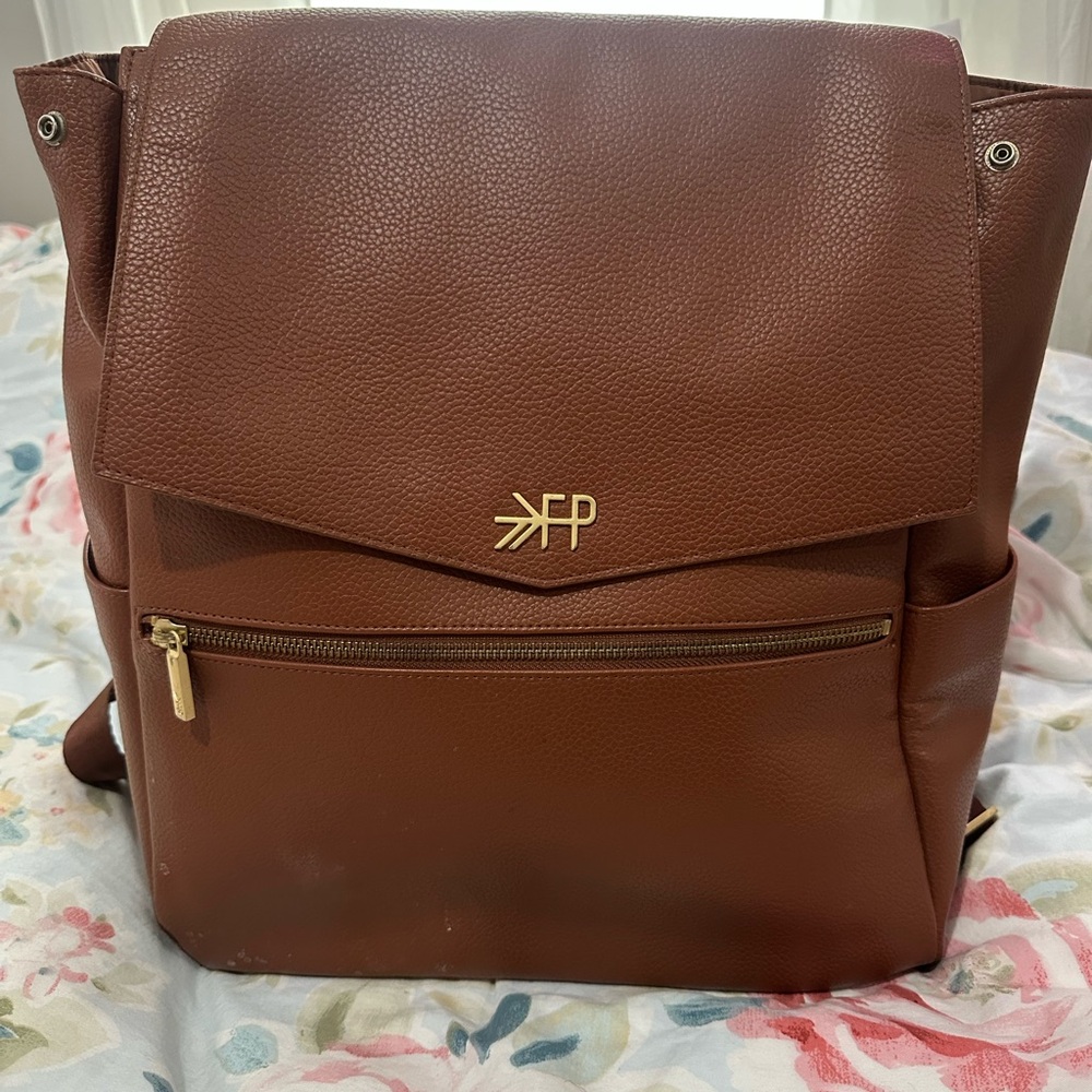 Freshly Picked Brown Backpack with Minimalist Design